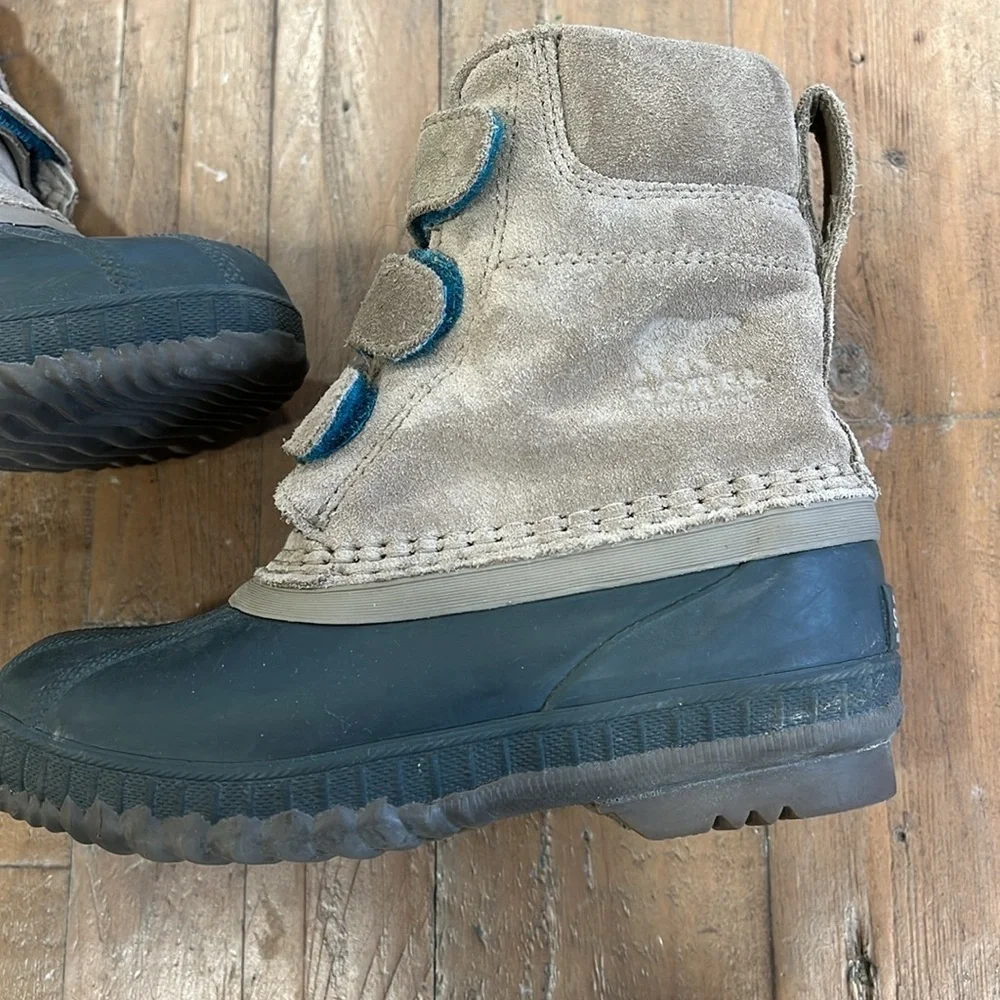 Sorel Cheyanne suede waterproof winter snow duck boots